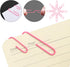 Pink Binder Clips, 380 PCS Assorted Sizes Paperclips and Rubber Bands for Files and Home Supplies