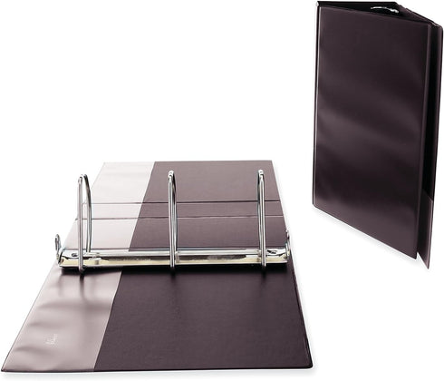 Universal 20995 Slant-Ring Economy View Binder, 4-Inch Capacity, Black