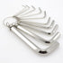 10 Pcs Silver Allen Wrenches Set, 1.5-10 mm Hex Key Key Chain Set, Portable Bike Repair Tool