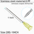 100PCS 20Ga 1Inch Syringe Needles with Cap, Lab Dispensing Accessories, Individually Sealed Packaged