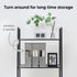 carrotez Open Front Magazine File Holder, Plastic Vertical File Organizers for Desk, Office Organization Essentials,