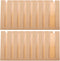 Didiseaon 100pcs Kraft Paper Bread Bags with Window, 250g Capacity Loaf Food