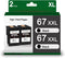 XXL 67 Black Ink Cartridge Replacement for HP 67XXL 67XL for DeskJet 2700, 2755e, Envy 6055e Printers