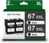 XXL 67 Black Ink Cartridge Replacement for HP 67XXL 67XL for DeskJet 2700, 2755e, Envy 6055e Printers