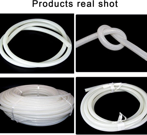 URZM 3.3Ft 1Mfor Winemaking(7.5 14.5mm*1m) Silicone Rubber Tubing, Air Hose Pipe Transparent / Home Brewing *
