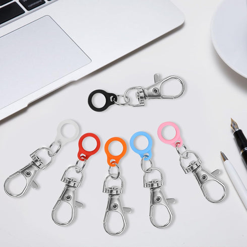 GAQWOK 6PCS Retractable Pen Holders - Clip on Pens for Badge Reel, Perfect Pen Holder for Lanyard, Nurses, and X-ray