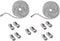 Pull Chain, 2 Pieces 59" Stainless Steel Bead Chain, Rustproof with 10 Free Matching Connectors, 3.2mm Ball Chain -
