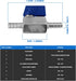 5/16" Hose Barb Mini Ball Valve, 304 Stainless Steel Shut Off Valve with Clamps for Water, Gas, Fuel, Drip Irrigation