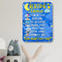Honey Dew Gifts Daily Bedtime Routine Reward Chart for Kids and Autism, Visual Teaching Tool
