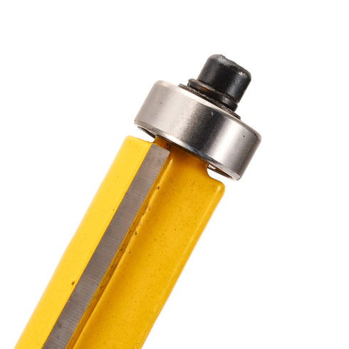Extra Long Flush Trim Router Bit, 1/4" Shank x 3/8" Cutting Diameter for Woodworking