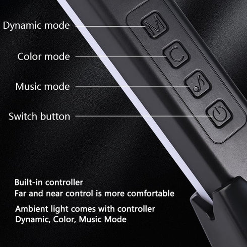 MIHEAL LED Light Bar RGB Lamp,Smart Lighting Tower Starter Kit with Remote for PC, TV, Gaming Room and Computer Case