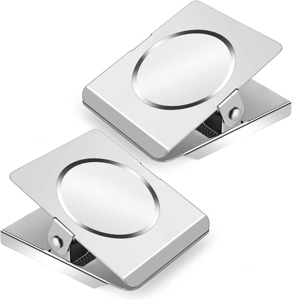Grtard 2 Pack Extra Large Magnetic Clips, 2.2 Inch Heavy Duty Fridge Magnets for Whiteboard, Refrigerator, Office