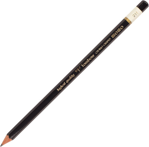 Tombow 51512 MONO Drawing Pencil, 2H, Graphite, 12-Pack