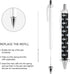 LIJrtrFseRW 2 Tuna Fish Retractable Ballpoint Pen Blue Ink Ball Point Pens Work Pen for Men Women PCS