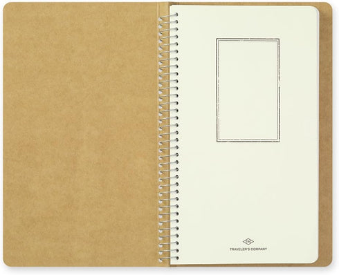 Travelers 15245006 Spiral Ring Notebook, A5 Slim, Unruled, Polar Bear, MD White, 2 Pack