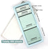 Lined Sticky Notes Set 240 Sheets Square Lined Sticky Notes Pads 240 Sheets Pastel Small Sticky Notes, 4 Pads/Pack (Blue)