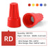 300 Pcs Red Wire Connectors Nuts Electric Wire Caps Insulating Insert Twist Electrical Connectors for Quick Connection (18-10 AWG)