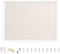 OWLKELA 12"x16" Bulletin Board with Linen, White Wood Style Frame, Ideal for School, Home & Office with 10 Pushpins