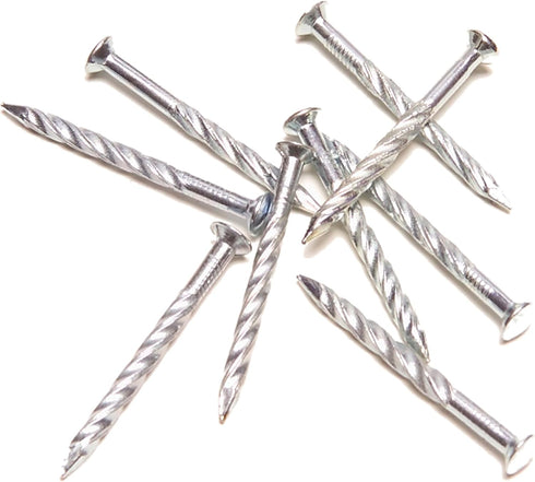M-D Building Products 21501 1-1/4 in. Silver Floor Metal Screw Nails, 12Ct