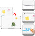 XBoard Magnetic Whiteboard 36 x 24 Inch, Wall Mounted Dry Erase Board with Aluminium Frame & Marker Tray
