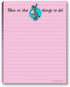 Stonehouse Collection 4 Funny Notepad Assorted Pack - Great Gift Set - 4.25 x 5.5in, 50 Sheets Per Pad