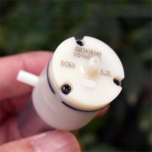 ZMDRXQOJ JQB2438 6V 370 Mini Air Pump Micro Diaphragm Vacuum Pump Negative Pressure Suction Pump DIY Breast Machine