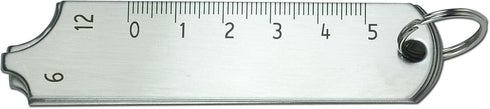 RIVERWELD Three Piece Key Set, Measuring Fillet Gages, Multi Function Welding Inspection Gauge