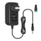 LightingWill 12V Power Supply, 12 Volt 2A 24W DC Power Supply, Black LED
