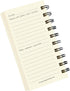Write it Down series by Journals Unlimited, Mini-Size 3”x5”, Guided Wine Journal, Kraft Hard Cover, Made in USA