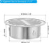 PATIKIL Gutter Guard, 304 Stainless Steel Downspout Strainer, Anti-Blocking Outdoor Gutter Cleaning Tool for Blockage Leaves Debris, 2 Inch