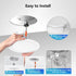 6inch, 5CCT Dimmable E26 2 Pack LVWIT LED Recessed Light Can Lighting with White Cover, Color Selectable Downlight