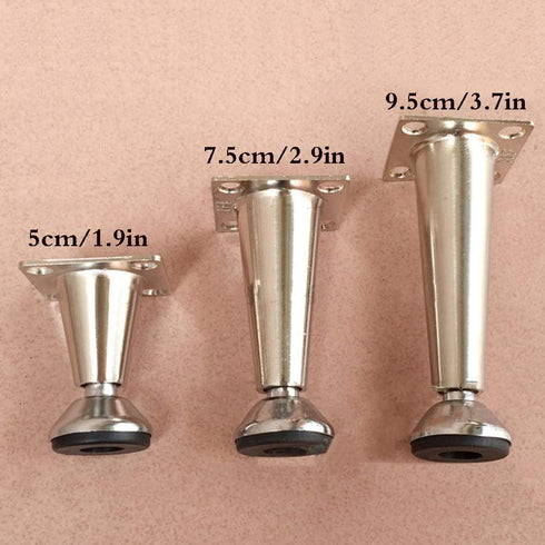 Furniture legs foot4 5/7.5/9.5 cm Metal Sofa Furniture Adjustment Leg Tea Table Change Legs Bath Cabinet Cupboard
