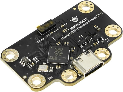 8x8 Matrix ToF 3D Distance Sensor | Onboard RP2040 & VL53L7CX |