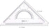 CXP Good Goods Set,Triangle Protractor,2 3) Large Triangle Ruler Square Pieces (Size