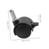 4Pcs Zerodeko Quiet PU Caster Wheels with Brakes Heavy Duty Replacement Furniture Wheels for Cabinets Workbenches