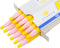 Peel-Off Yellow Grease Pencils/China Marker for Glass, Vinyl, Metal, 12 Pencils