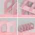 Marte Vanci 4 Slots Desktop File Sorter Organizer, Thickened Plastic Magazine Holder for Office Desk Kitchen Shelf