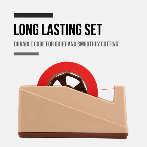 Lichamp Desktop Tape Dispenser Holder for Masking Tape, Heat Transfer Tape, Painters Tape, 3 Inch Core