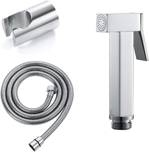 GLYYR Set Bidet Sprayer with Single Cold Water Portable Cloth Diaper Washer Shower Sprayer Wall Mounted Bathroom Shower