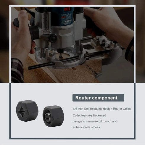 2610008122 1/4" PR20EVS Thaekuns Router Collet for BoschI
