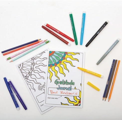S&S Worldwide Teen Gratitude Journal Bulk Pack, 100 Pages, Daily Prompts, Inspiring Quotes, Ages 12-18, 6"x9", Pk 12