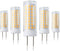 G8 Dimmable LED Bulb, 5 Pack - 7W Equivalent to G8 Halogen 75W-80W, Warm White 3000K