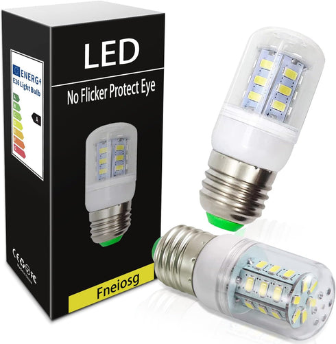 E26 LED Refrigerator Light Bulb 3.5W, 40W Equivalent, 6000K Daylight White, 500LM, 2-Pack, Non-Dimmable Energy Saving