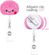 WILLBOND Cute Felt Nurse Badge Reel, 3 Pieces ID Alligator Clip for Doctor, Teacher, RN, CNA, LPN, LVN, Medical Worker