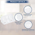 1.7"x0.8"x0.8" 10 PATIKIL Plastic Corner Braces, Pcs L-Shape Shelf Support Corner Brace Nylon Right Angle Brackets
