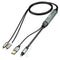 Adoreen Unidirectional 2 RCA Input to SPDIF/Toslink Output Optical Adapter Cable 6