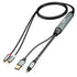 Adoreen Unidirectional 2 RCA Input to SPDIF/Toslink Output Optical Adapter Cable 6