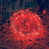 Outdoor Solar String Lights, 2 Pack 33ft 100L Solar Copper Fairy Lights,8 Modes Twinkle Lights Decor for Indoor Outdoor Patio Yard Trees Christmas Wedding Party (Red) by BEEWIN