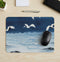 Generic Flying Birds Above Sea Desk Mat Multifunctional Table Pad Protector, Waterproof Office