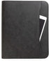 Forevermore Portfolios Padfolio Binder - Professional Faux Leather Travel Organizer Pouch for Tablet, Documents, Black